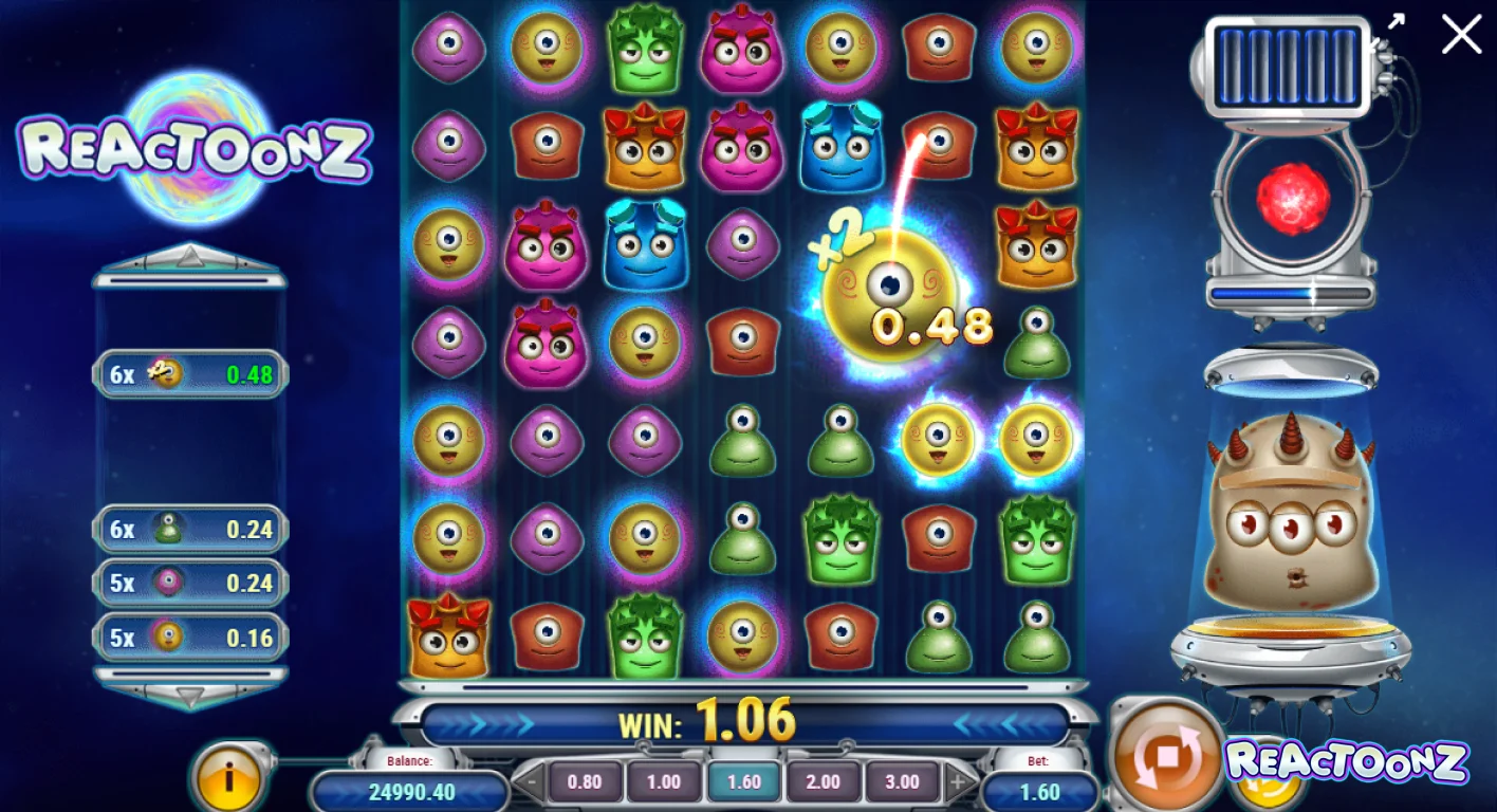 Detailed Reactoonz Slot Review