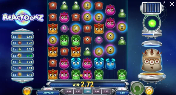 Reactoonz Cosmic Riches